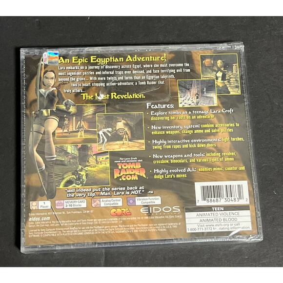 Tomb Raider The Last Revelation Sony PlayStation 1 1999 PS1 PSOne 2 Sealed READ - Picture 2 of 9